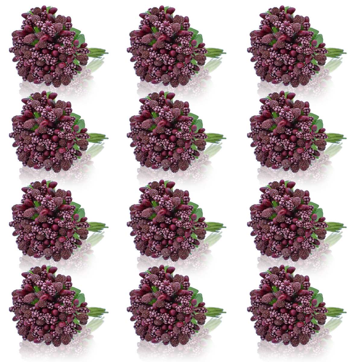 Artificial Flower Polons 144 Pics Brown AFP144-BN