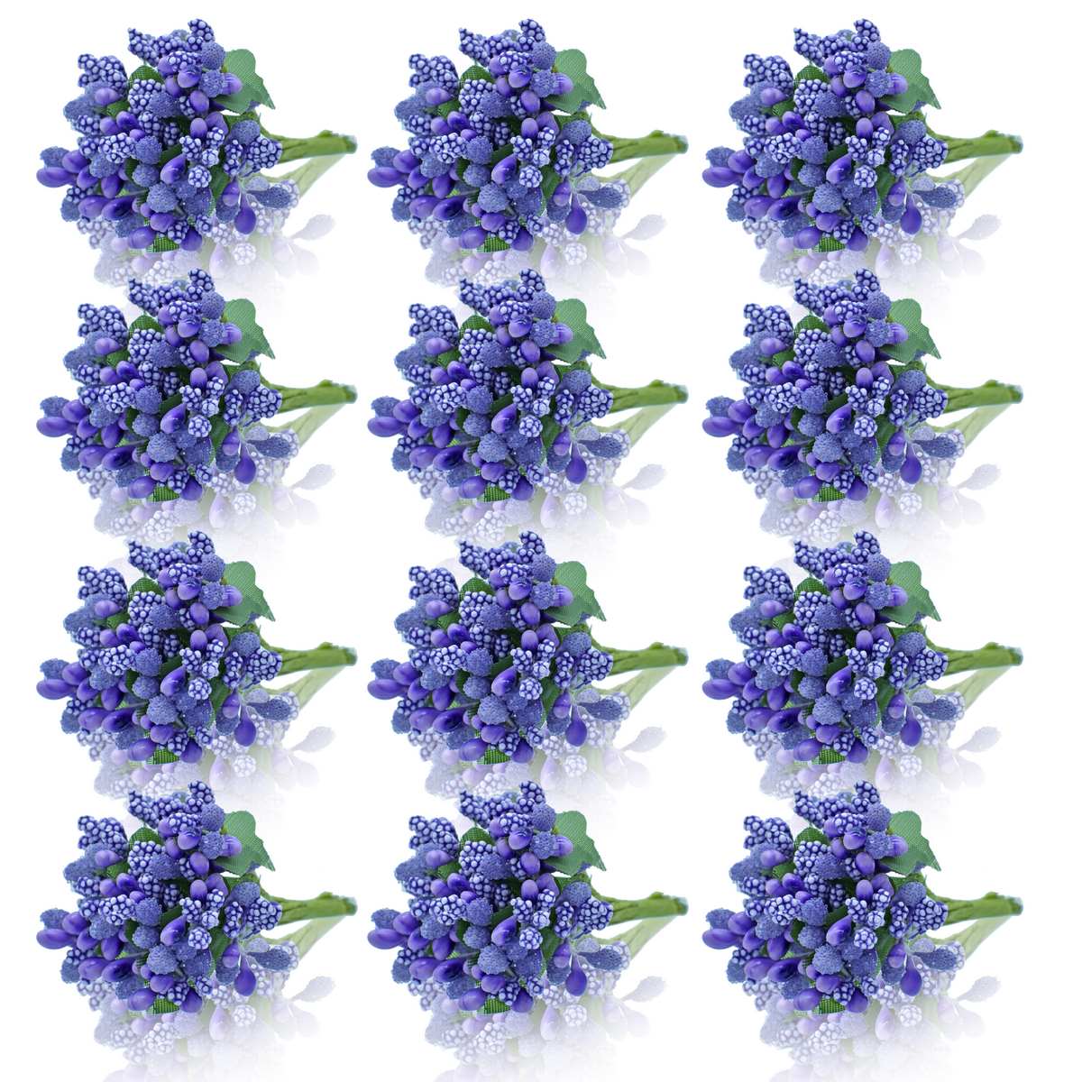 Artificial Flower Polons 144 Pics Purple AFP144-PE