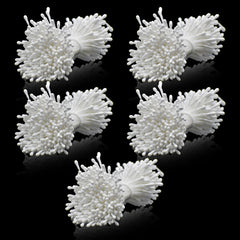 Artificial Flower Polons Pack Of 5 Bold White AFP2-WE