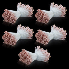 Artificial Flower Polons Pack Of 5 Peach AFP4-PH