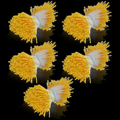 Artificial Flower Polons Pack Of 5 Rice Yellow AFP3-YW