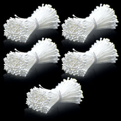 Artificial Flower Polons Pack Of 5 White AFP4-WE