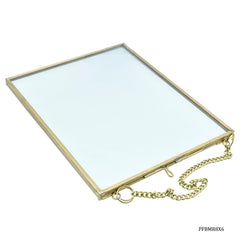 Photo Frame Brass Glass Rectangle 8X6 PFBMR8X6