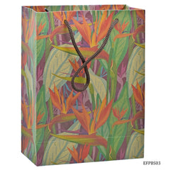 Eco Friendly Paper Bag Small 9.6X7.2 African Flower EFPBS03