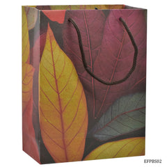 Eco Friendly Paper Bag Small 9.6X7.2 Leaf EFPBS02