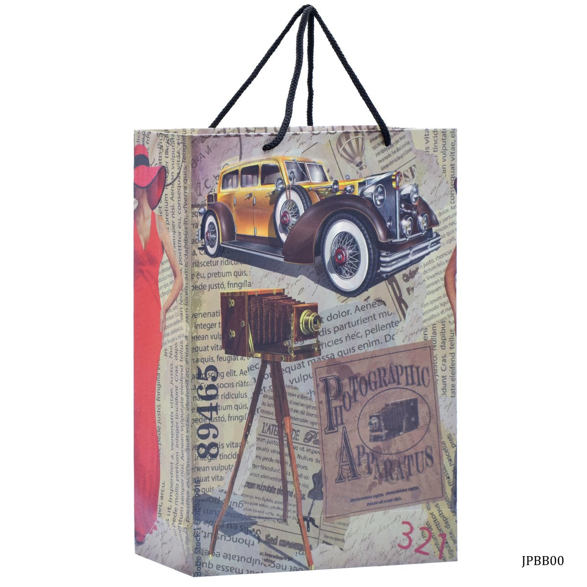 Jags Paper Bag Big Vintage Poster B4 JPBB00