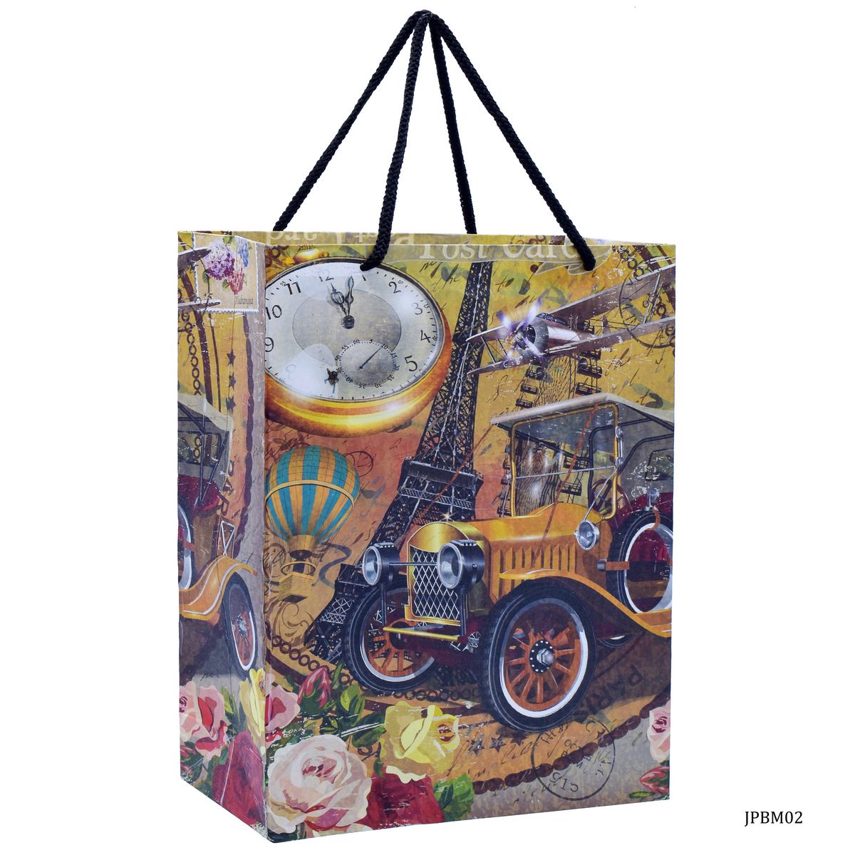 Jags Paper Bag Medium Paris vintage poster A4 JPBM02