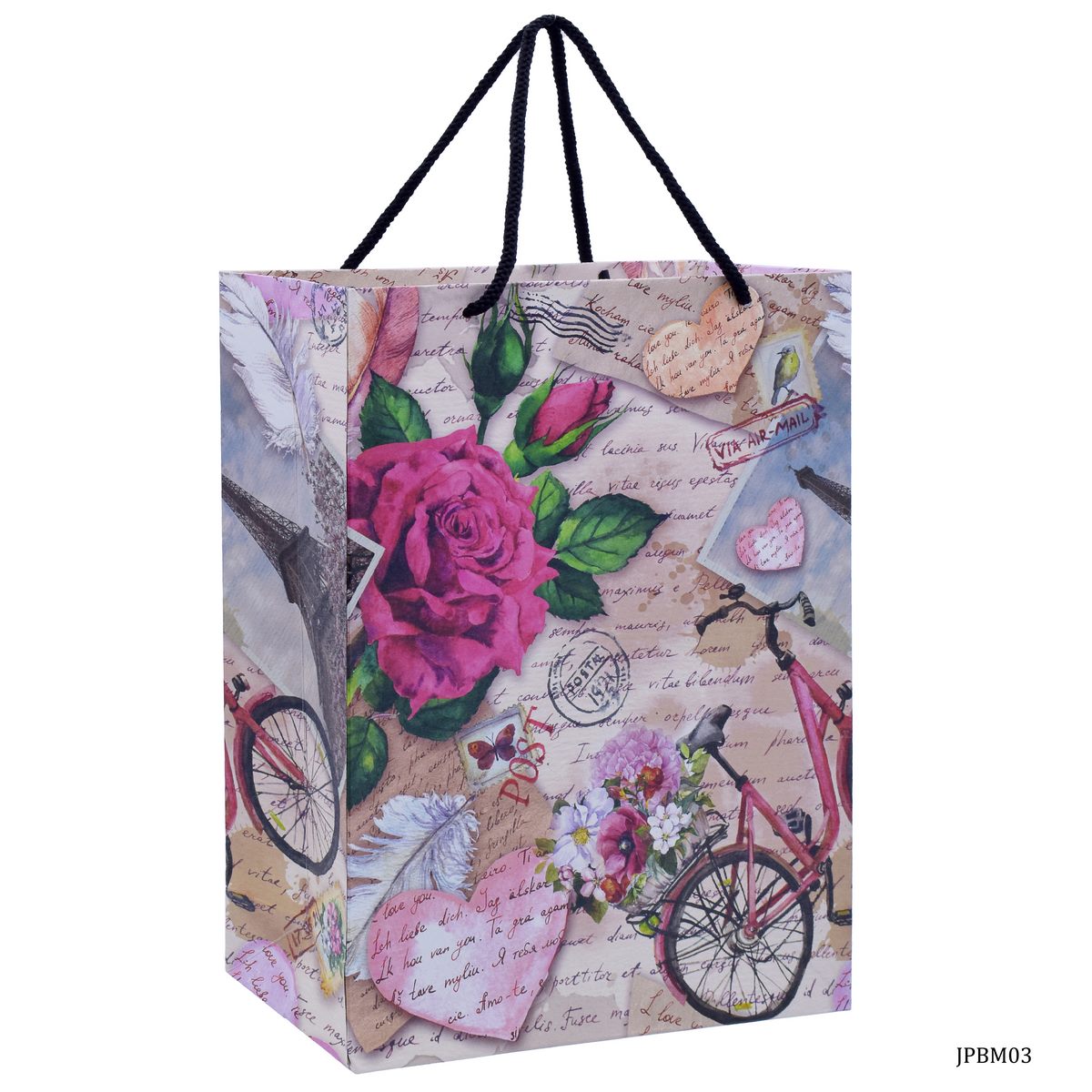 Jags Paper Bag Medium Seamless pattern A4 JPBM03