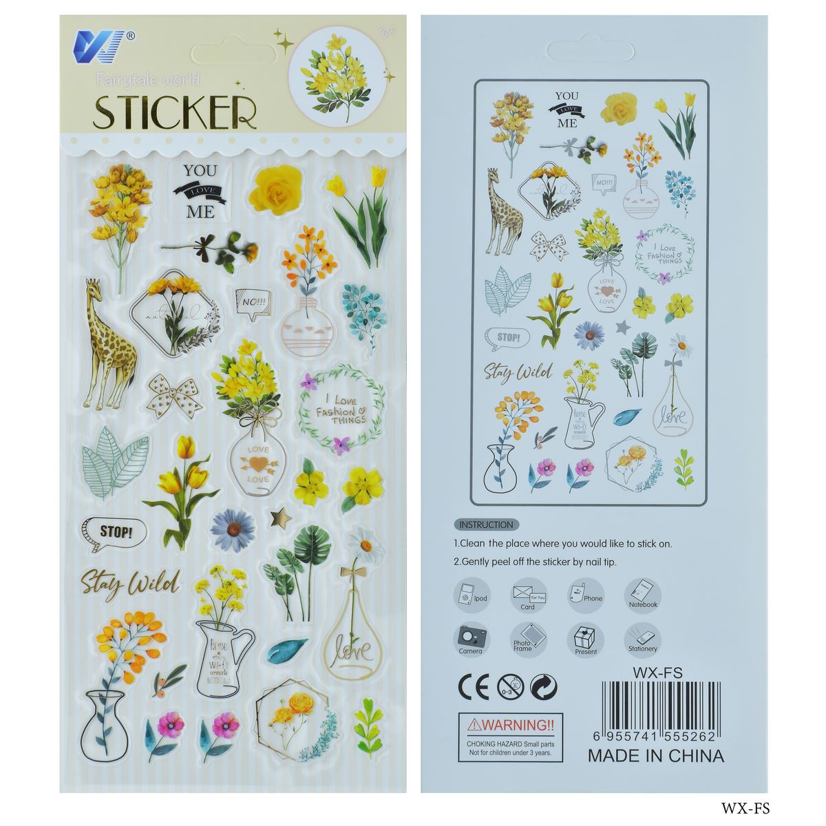 Sticker Fairytale World WX-FS