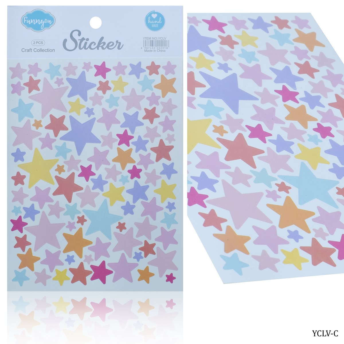 Sticker Funnyon Cloud And Star YCLV-C