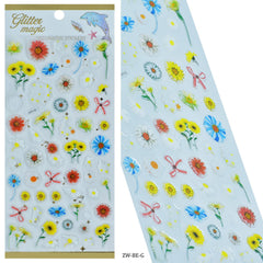 Sticker Glitter Magic Decorative ZW-BE-G