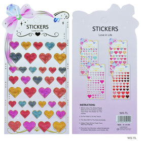 Sticker Love In Life Heart Shape WX-TL