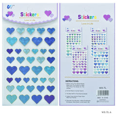 Sticker Love In Life Heart Shape WX-TL-A