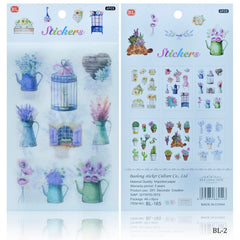 Stickers Journal Summer Season Mix Design 6Pcs BL-2