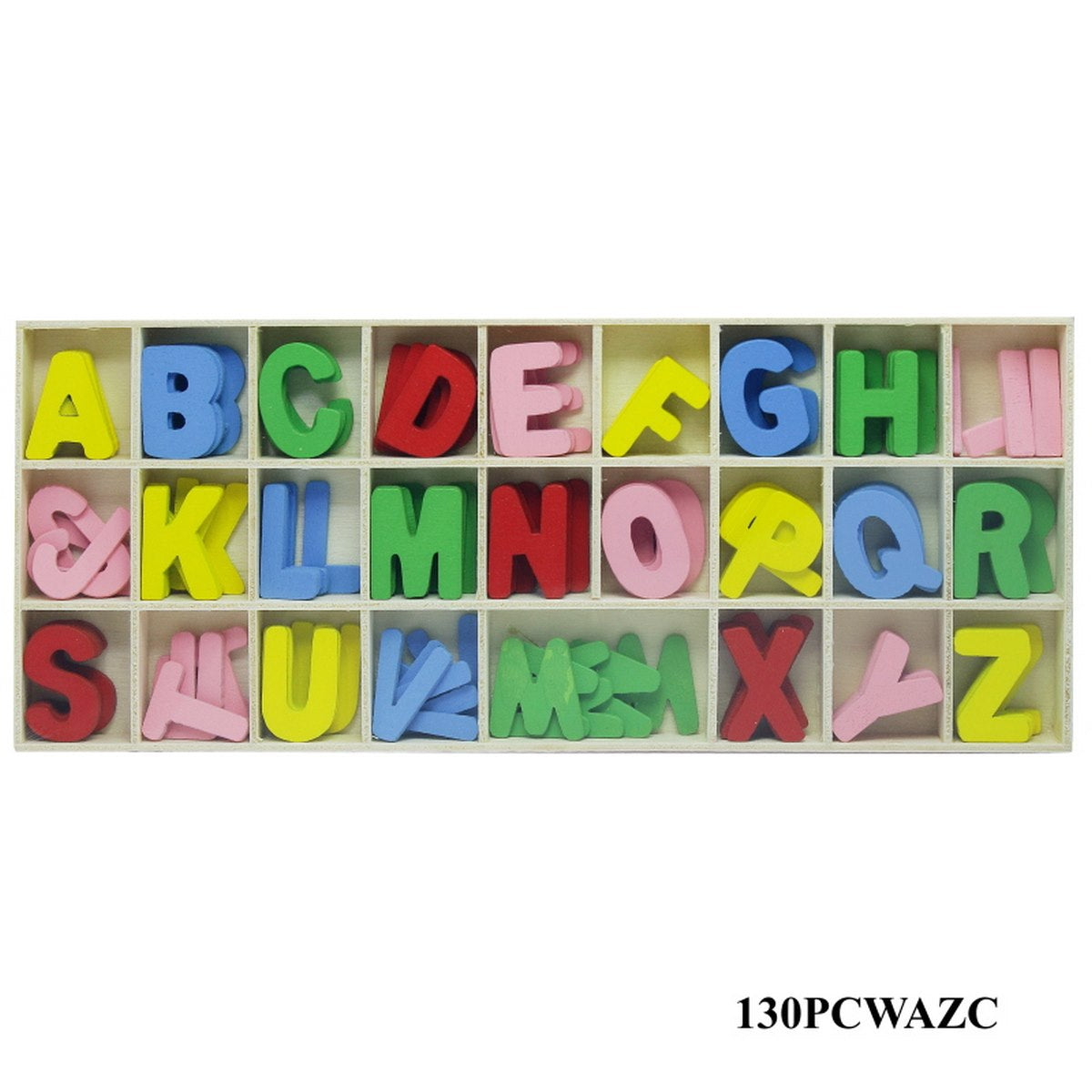 Wooden Letter Box Colour 130PCWAZC