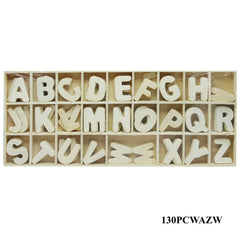 Wooden Letter Box White 130PCWAZW