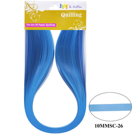 Quilling Strip 10mm S C 26 Flo.Blue 10MMSC-26