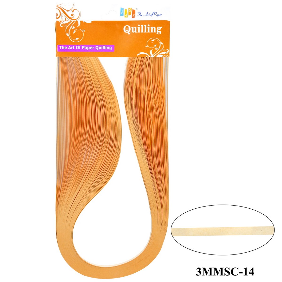 Quilling Strip 3mm S C 14 Skin 3MMSC-14s