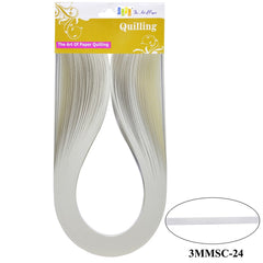 Quilling Strip 3mm S C 24 Off White 3MMSC-24