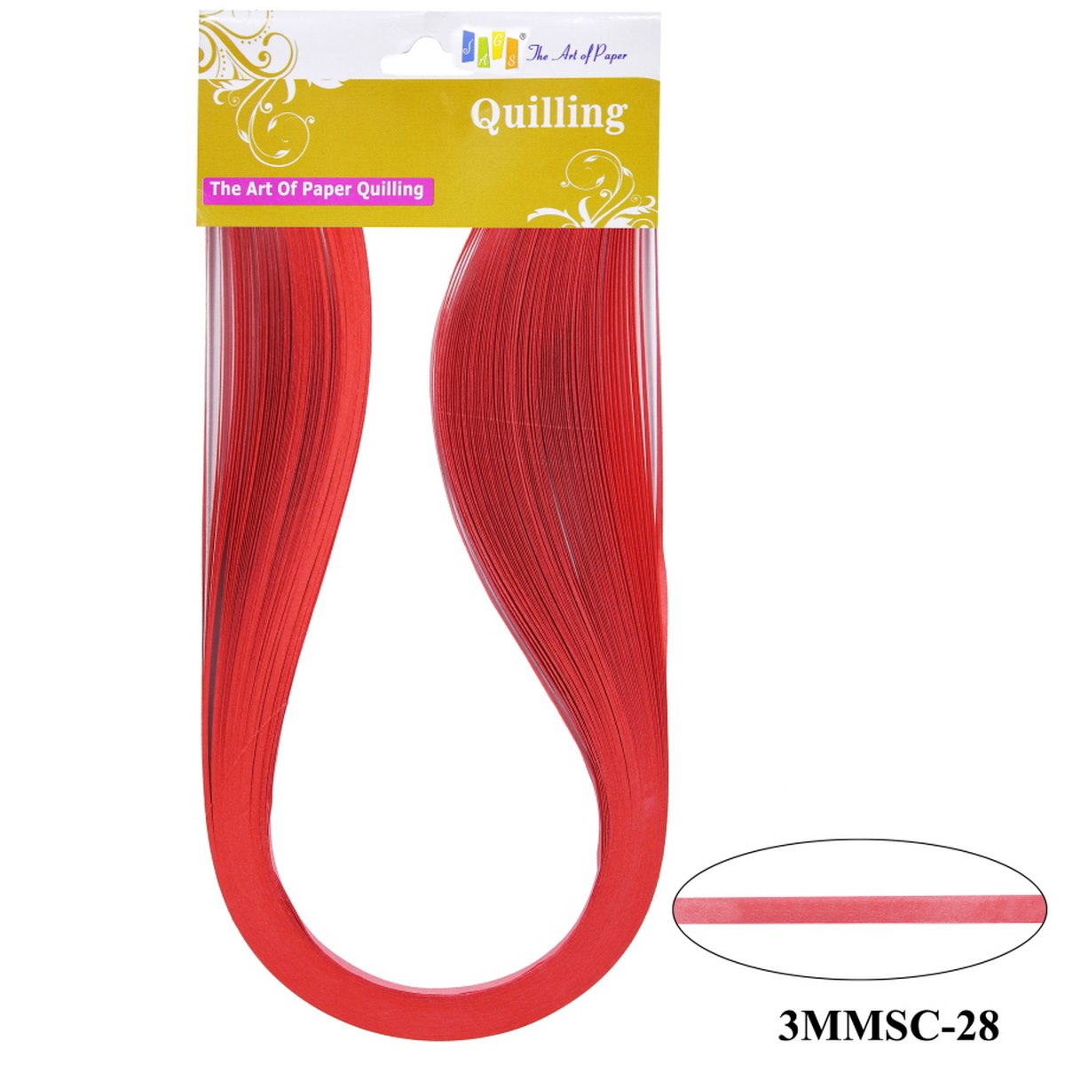 Quilling Strip 3mm S C 28 Dark Peach 3MMSC-28