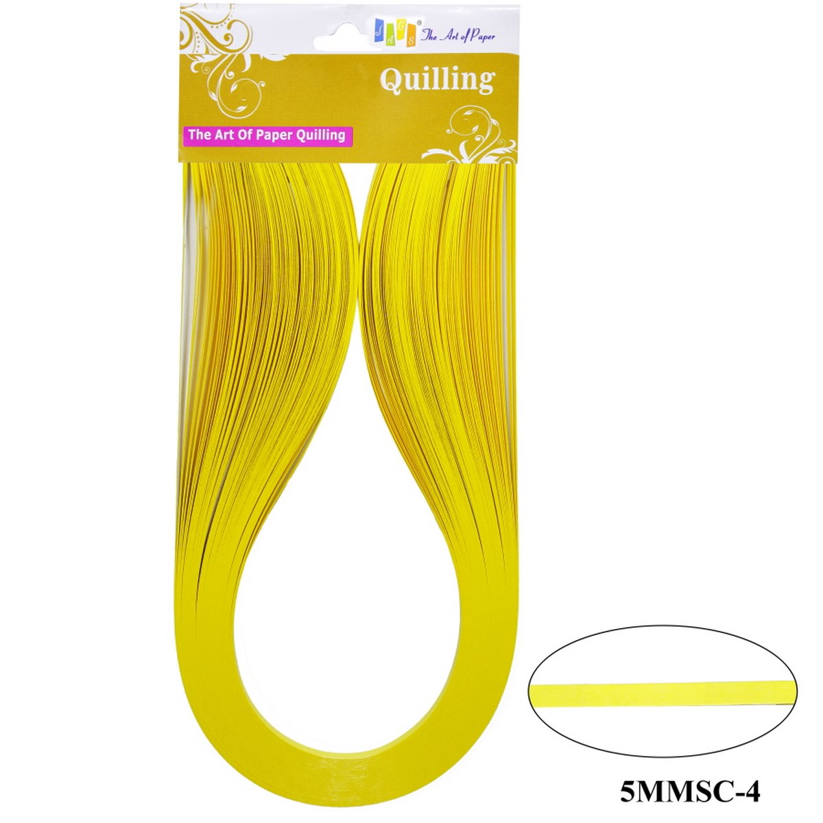Quilling Strip 5mm S C 04 Lemon Yellow 5MMSC-04
