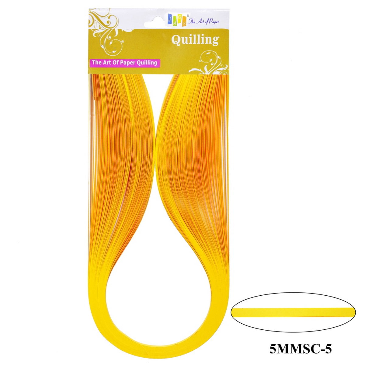 Quilling Strip 5mm S/C 05 Mango Yellow 5MMSC-05