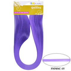 Quilling Strip 5mm S/C 15 Light Blue 5MMSC-15