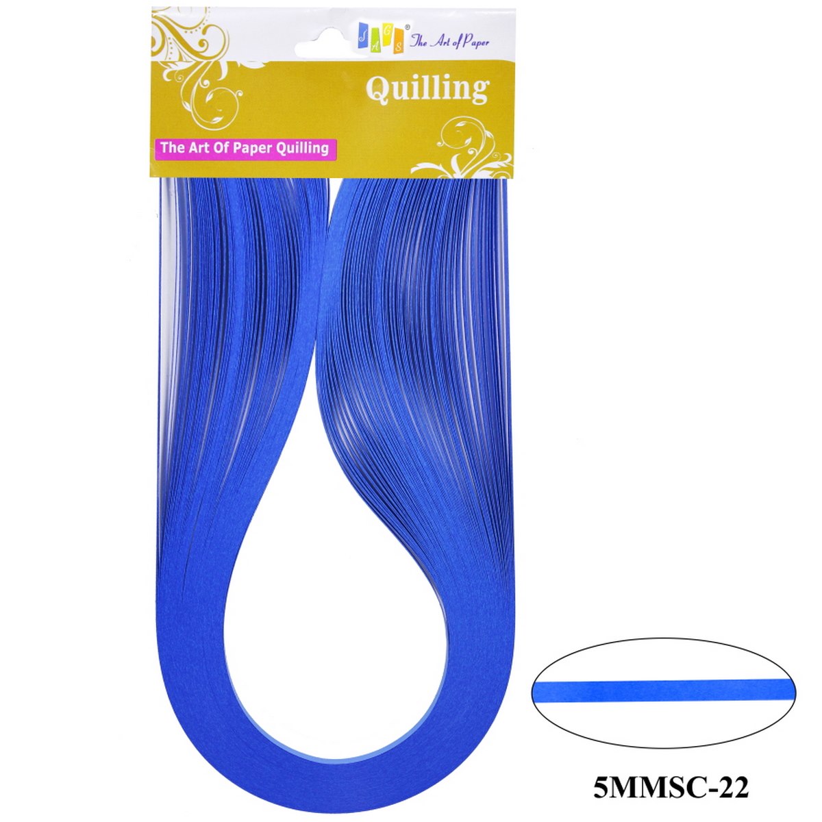 Quilling Strip 5mm S C 22 TBlue 5MMSC-22