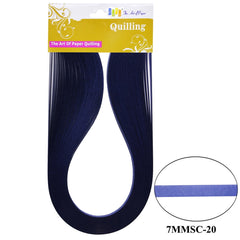 Quilling Strip 7mm S C 20 Dark Blue 7MMSC-20