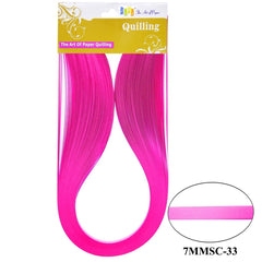 Quilling Strip 7mm S C 33 Flo.Pink 7MMSC-33