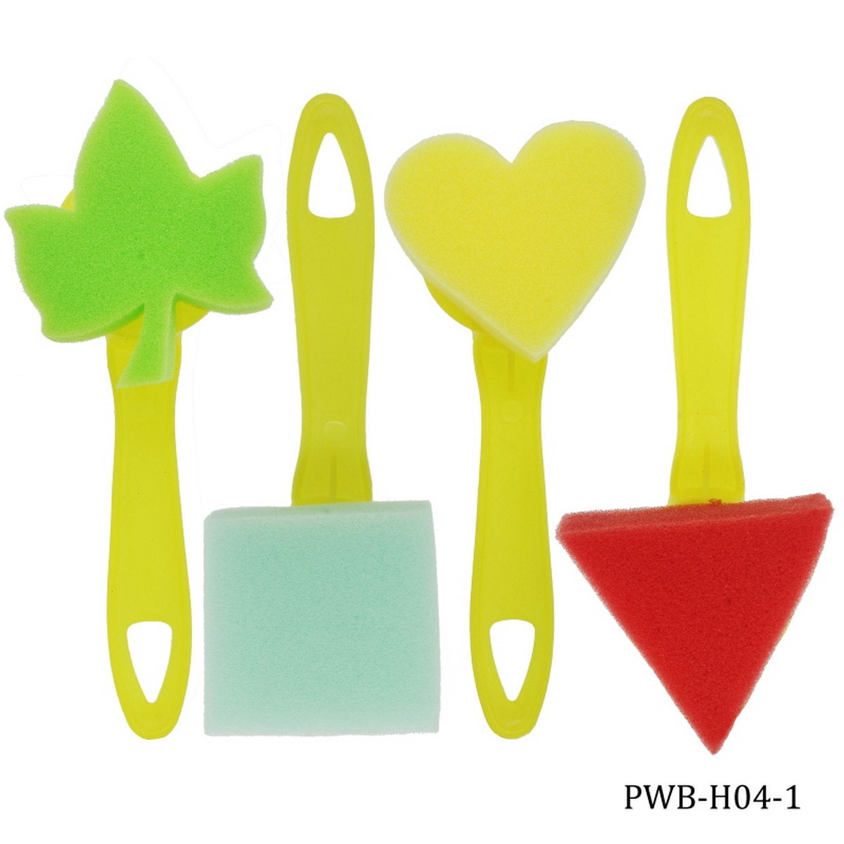 Sponge Brush Set 4pcs PWB-H04-1