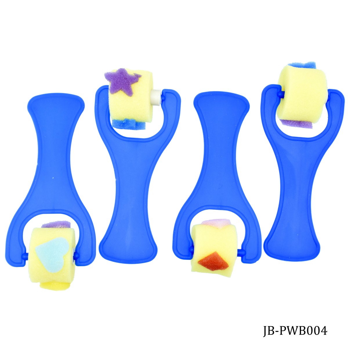 Sponge Brush Set 4pcs Shapes JB-PWB004