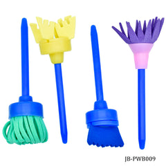 Sponge Brush Set 4pcs Shapes JB-PWB009