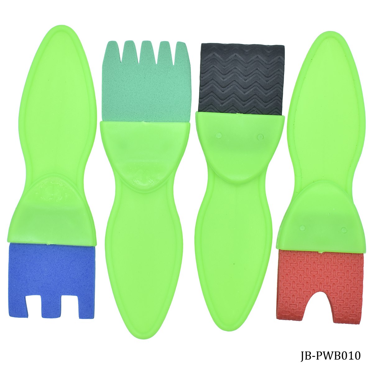 Sponge Brush Set 4pcs Shapes JB-PWB010