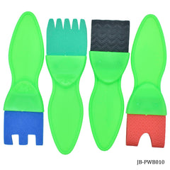 Sponge Brush Set 4pcs Shapes JB-PWB010
