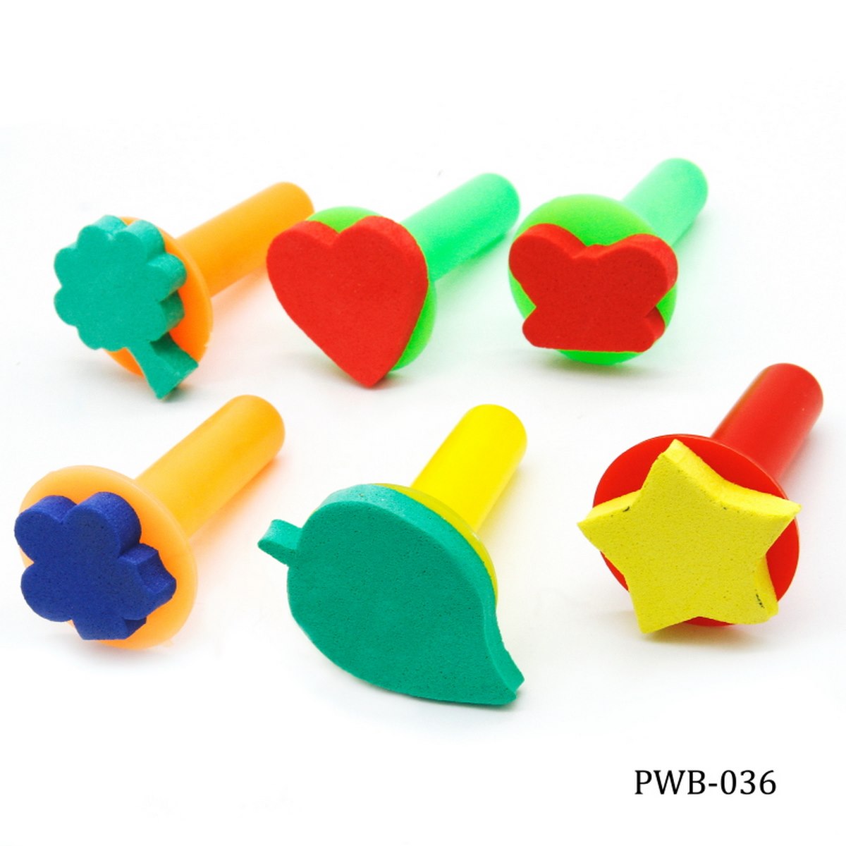 Sponge Brush Set 6pcs 036 PWB-036