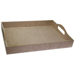 MDF Decoupage Tray Medium 11X8X1.5 Inch 8mm WDTM00