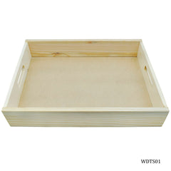 Wooden Decoupage Tray Square 9X12 WDTS01