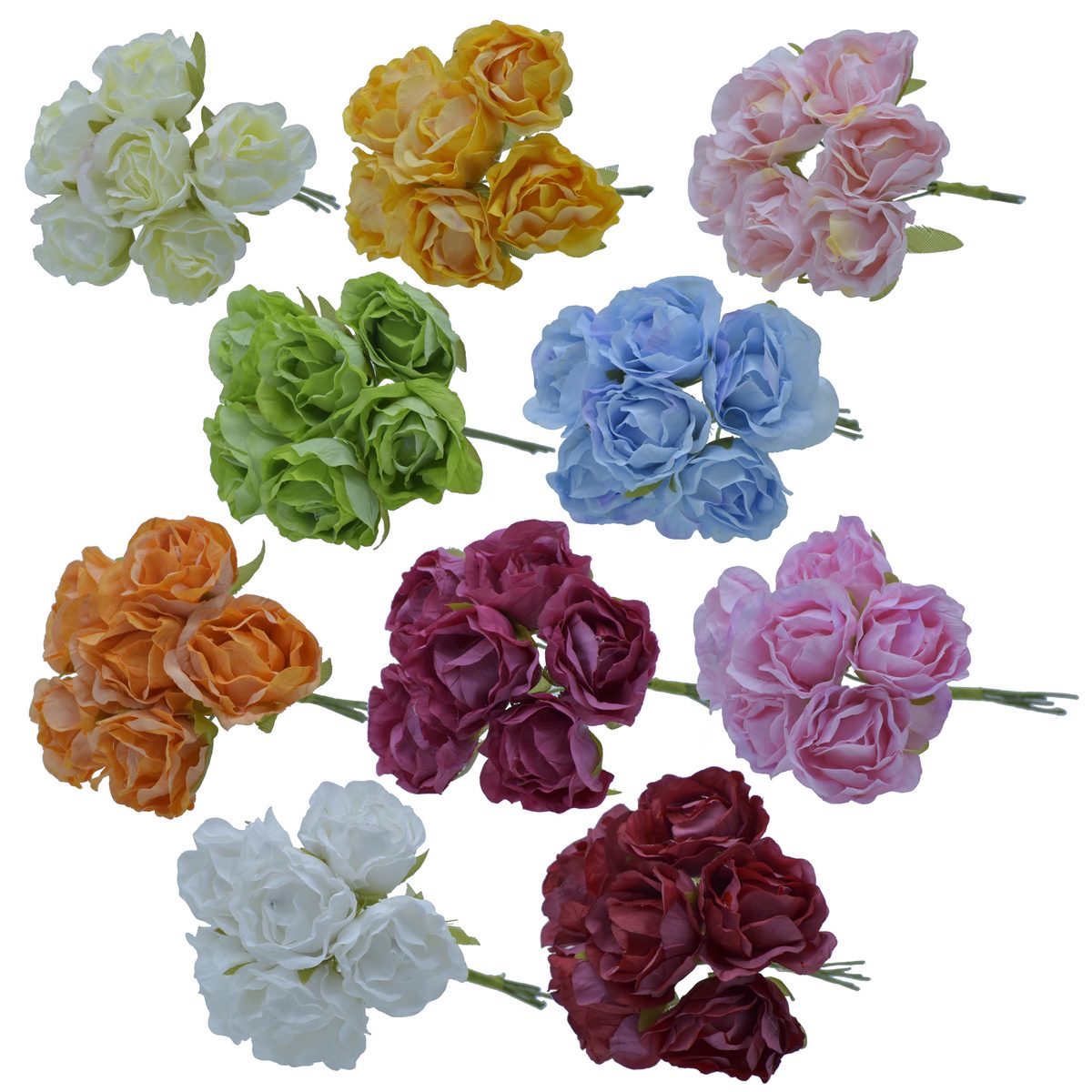 Art Cloth Flower (AY-2204) 60Pcs AY-2204