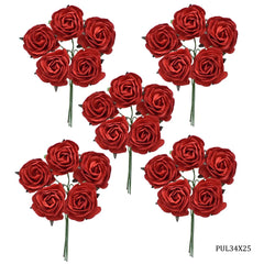 Mulberry Flowers Singal Color PUL34X25