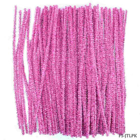 Craft Decorative Roll Glitter100pcs LPink FS-JTLPK