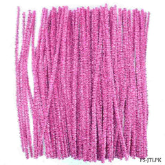 Craft Decorative Roll Glitter100pcs LPink FS-JTLPK