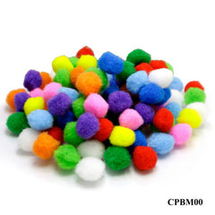 Craft Pom Pom Ball Medium 2mm 100pcs CPBM00