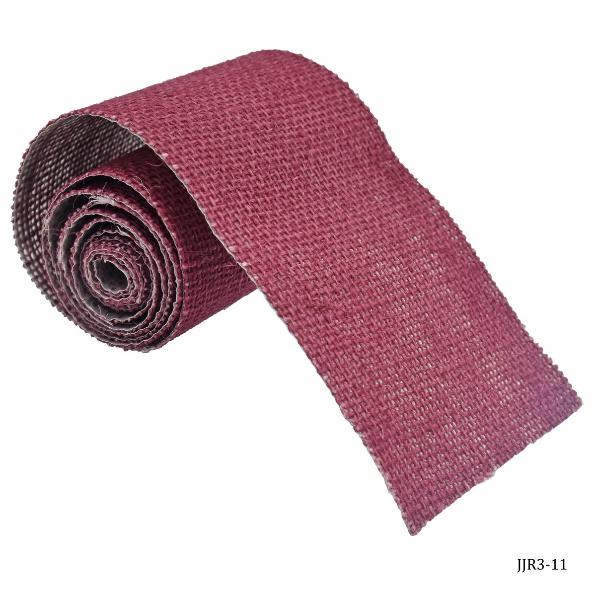 Jags Jute Roll Lace Colour 3Inch Dark Red JJR3-11