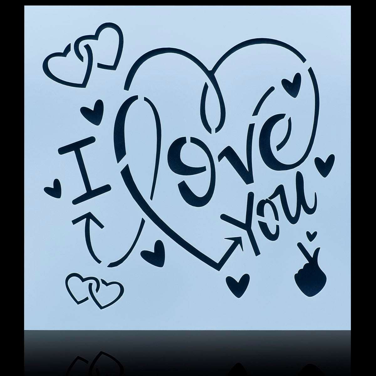 Jags Stencil Plastic 6x6 1Pcs 13 No JSP6X6-13