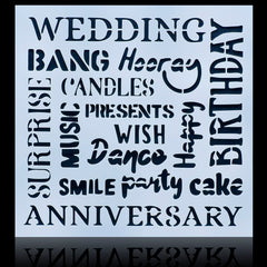 Jags Stencil Plastic 6x6 1Pcs 7 No JSP6X6-7