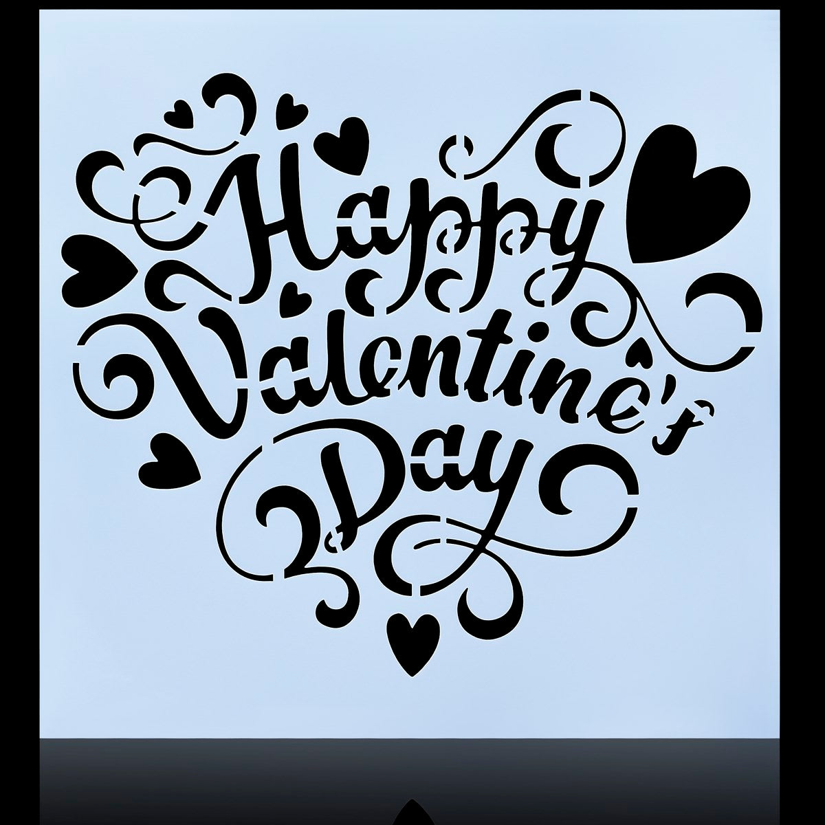 Jags Stencil Plastic 8x8 1Pcs 12 No JSP8X8-12