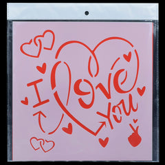 Jags Stencil Plastic 8x8 1Pcs 3 No JSP8X8-3