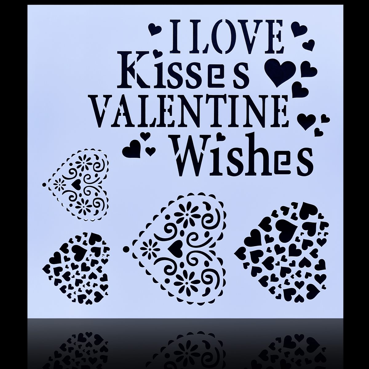 Jags Stencil Plastic 8x8 1Pcs 4 No JSP8X8-4