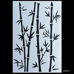 jags Stencil Plastic A4 Bamboos Tree JSPA409